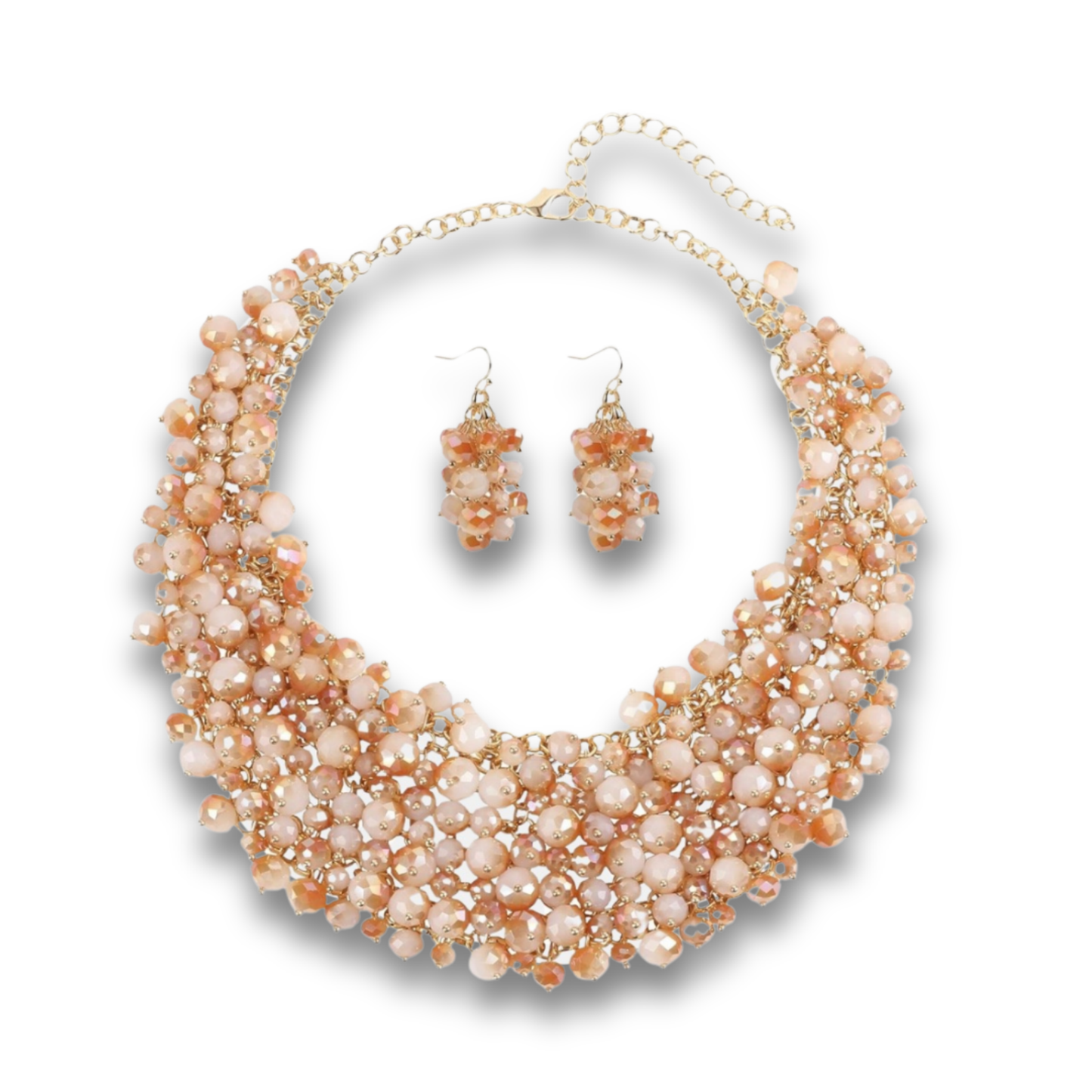 Crystals Necklace and Earrings Set