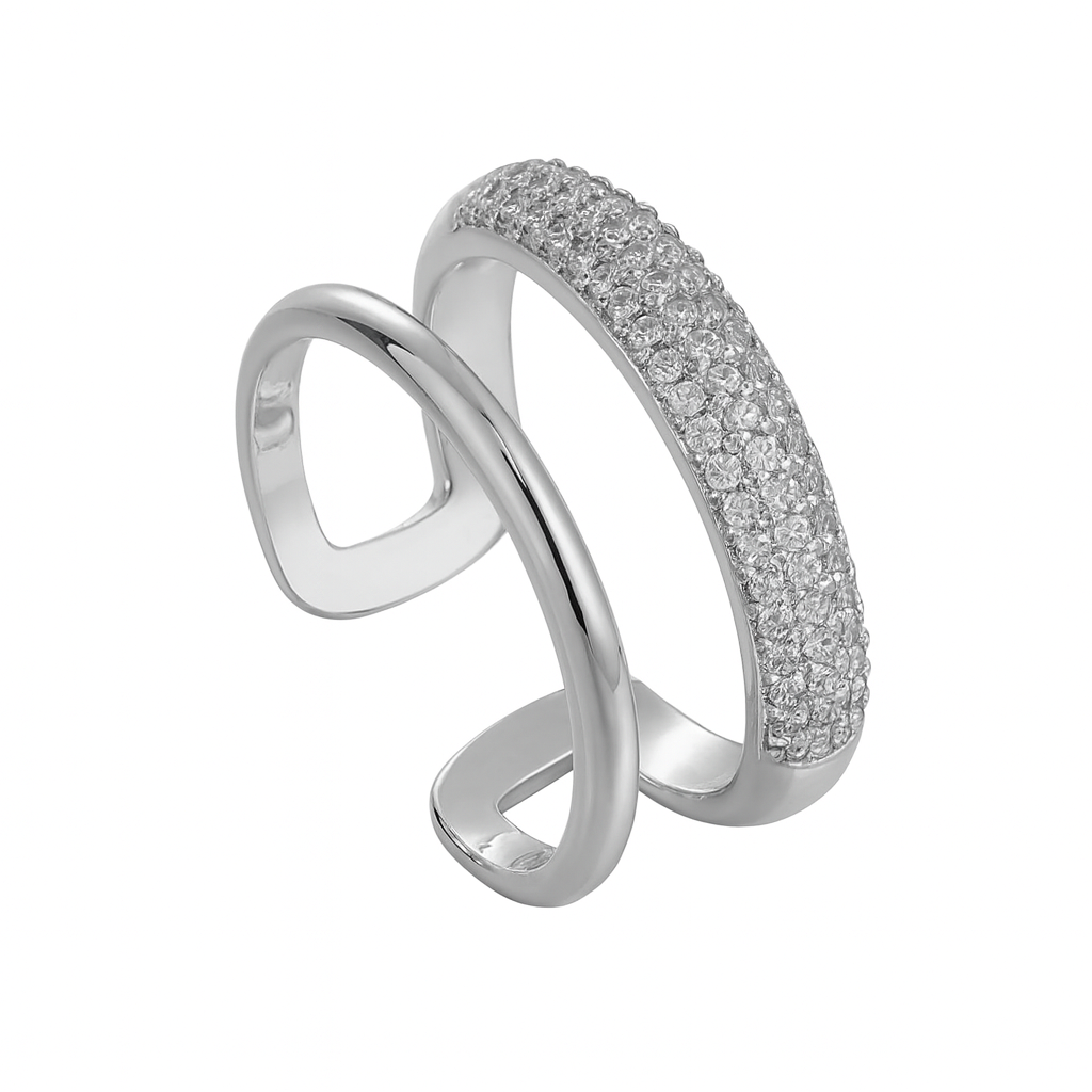 08 - Duo Crystal Ring