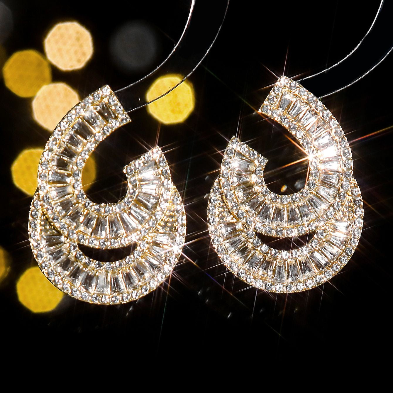 Diamond Dazzled Earrings