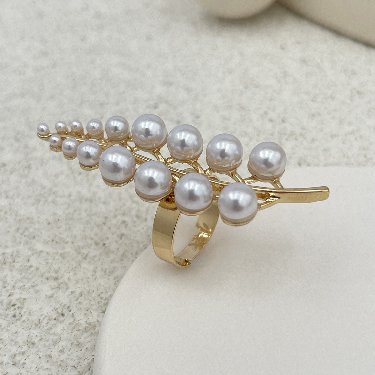 Dewdrop Pearl Ring