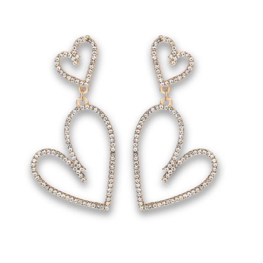 Dazzling Heartstrings Earrings