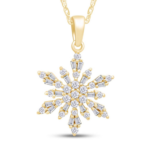 Snowflake Crystal Necklace