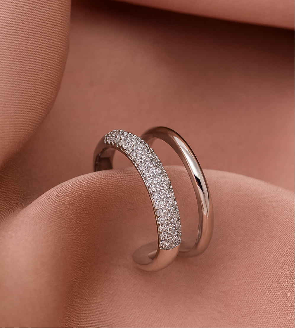 08 - Duo Crystal Ring
